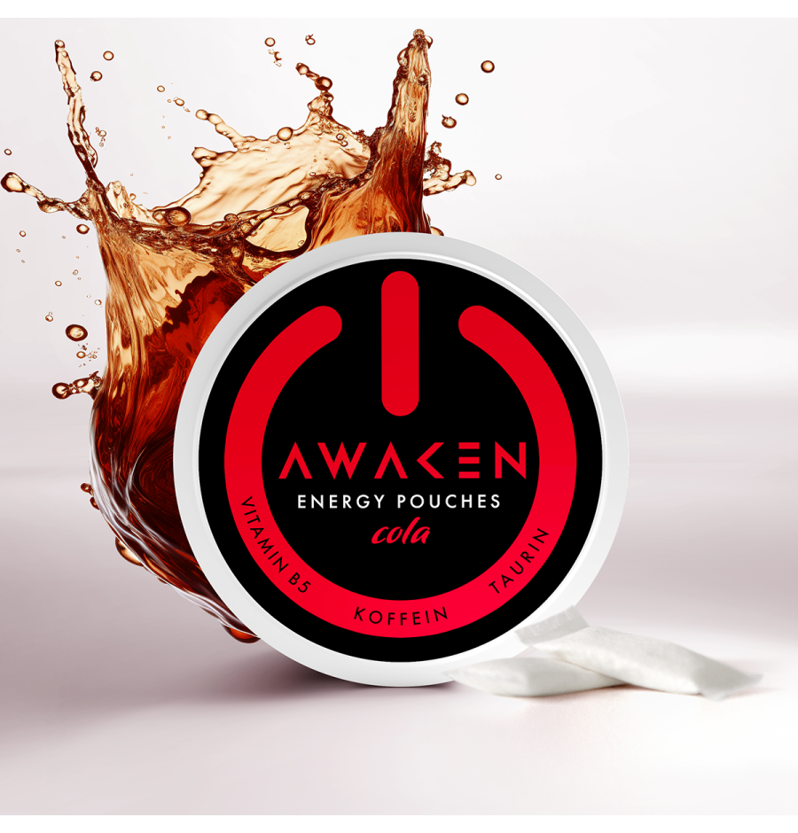 Awaken Energy Pouches Cola – 50mg Koffein