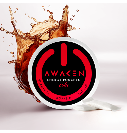 Awaken Energy Pouches Cola – 50mg Koffein