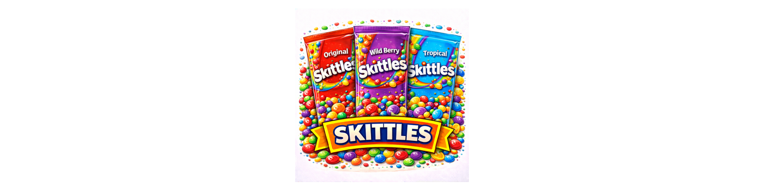 Skittles – Bunte Frucht-Dragees online kaufen