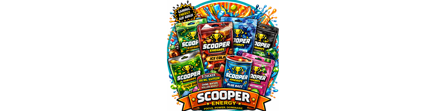 Scooper Energy Pouches – Power & Geschmack für unterwegs