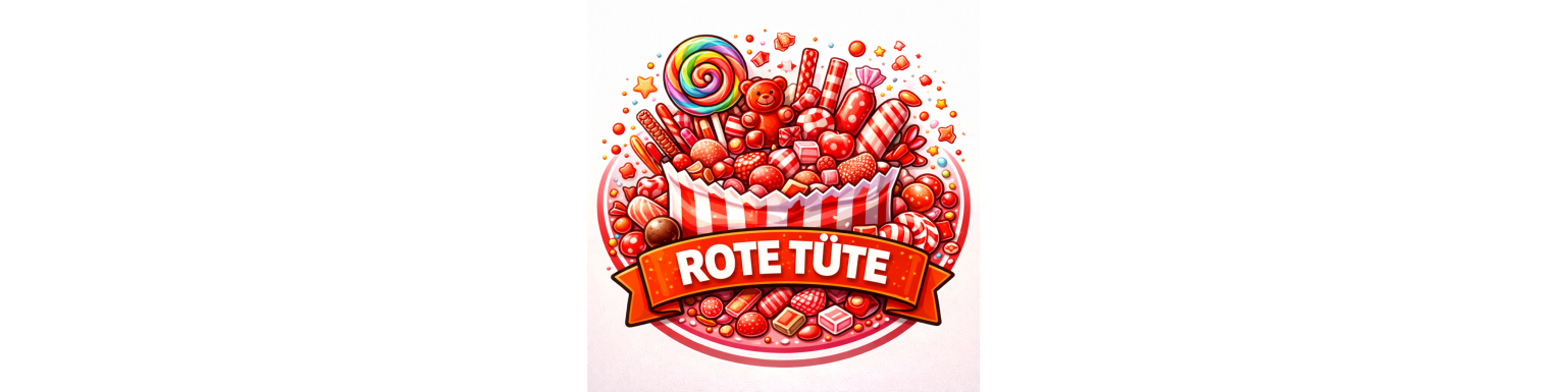 Rote Tüte – Roter Süßigkeiten-Mix für jeden Anlass